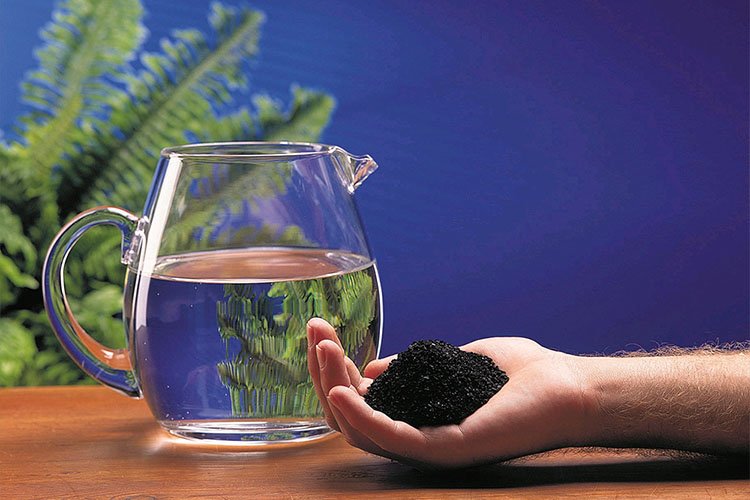 agua-carbón